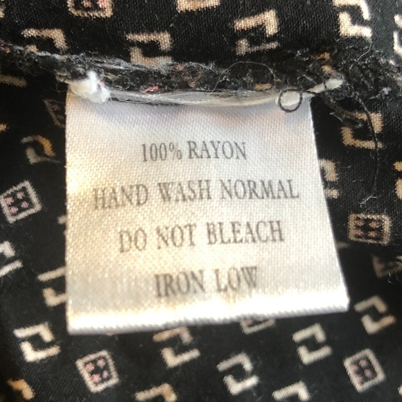 Cotton Candy Wrap Top Black Geometric Dress - Picture 3 of 6